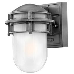 Hinkley Reef Lanterns/Wall Mounted Entrance Hematite