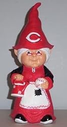 Cincinnati Reds MLB Female Garden Gnome (Quantity of 1)