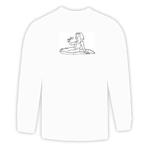 Long Sleeve T-shirt with black and white, fragrance, Belgium