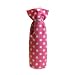 Hot Ideas Single Flectalon Bottle Bag Pink and White Polka Dots