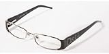 DOLCE & GABBANA D&G 5021-B 061 SILVER WITH BLACK PLASTIC TEMPLES EYEWEAR 52MM.