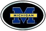 Michigan Wolverines Color Auto Emblem