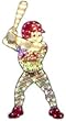 Cincinnati Reds 44" Animated Lawn Figure - MLB Baseball