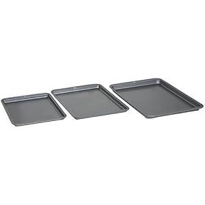 Baker's Secret Basics 3-Piece Cookie Sheet Value Pack by