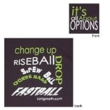 SOFTBALL - SHORTSLEEVE PITCHER TEE -   IT S ALL ABOUT OPTIONS  