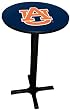 Auburn Tigers Pub Table with Black Commercial Base