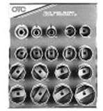 8-Pt Truck Wheel Bearing Locknut Sockets - 18-Pc
