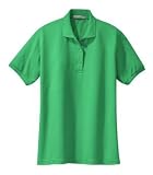 NEW Port Authority - Ladies Silk Touch Sport Shirt Court Green-M