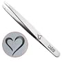 MEHAZ 130 by Rubis Switzerland Heart Beat Limited Edition Tweezer (Model:MC0130HPB)