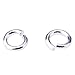 PandaHall Elite 600pcs Brass Jump Rings Close but Unsoldered Silver 5x1mm
