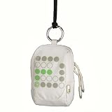 DURAGADGET Fashionable Contemporary Green / White Camera pouch with 5 Year Warranty for Fuji XP10