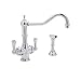Rohl U.1571LS-APC-2 A1003Apc Faucet with Sidespray, Polished