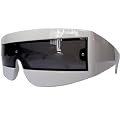 Sunglasses Robot 60s 80ts White Sci Fi Style