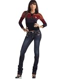 Baby Phat - Baby Phat Plus Size Striped Polo Sweater & Ruched-Ankle Jeans