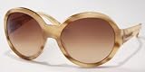 RALPH LAUREN SUNGLASSES - RALPH LAUREN RL 8020 5043-13 BROWN PEARL PLASTIC GRAY LENS SUNGLASSES