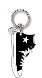 PlastiColor 004056R01 Black High Top Sneaker Key Plastisol Key Chain