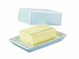 Arzberg-Porzellan 3330/00001/1819 K&uuml;chenfreunde Butterdose mit Deckel transparent im Geschenkkarton