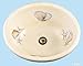Bathroom Sink Drop In Self Rimming by Le Bijou - V-540-Shell in Shell Game