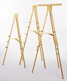 D305 Portable 6' Folding Easel with Chart Clamp Finish: Black Powder Coat