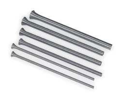 Westward 3CYP3 Spring Tube Bender Set, 6 Pc, 1/4-5/8 In