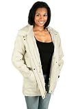 Womens Jacket w/ Water-Repellant Shell and Quilted Lining
