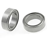 ベアリング，SODIAL(R)5ｘ 8mm x 12mm x 3.5mmダブルシールド深溝ボールベアリング MR1280Z