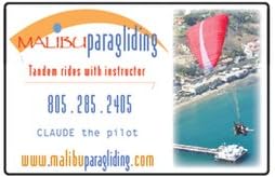 Malibu Paragliding Gift Card ($260)