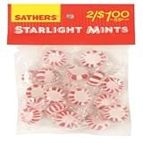 Gourmet Food : Sathers Starlight Mints Hard Candy - 3 Oz Bag, 12 Ea