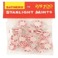 Sathers Starlight Mints Hard Candy - 3 Oz Bag, 12 Ea by Sathers