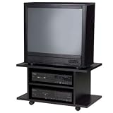 Enclosed TV Cart - Black