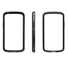 Shenit Bumper Case for Google Nexus 4 TPU Cover LG E960 Protector - Black/Silver + Free Retractable Stylus