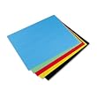 Colored Four-Ply Poster Board, 28 x 22, Black/Green/Yellow/Red/Blue, 25/Carton