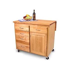 Titan 5-Drawer Kitchen Island - Birch by Catskill Craftsmen