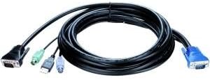 D-link - kvm-402 - 10ft 4 in 1 ps2 usb kvm cable