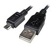 V7 USB A/Micro-B 1m, 2.0, USB A, micro USB B, 480 Mbit/s, Negro