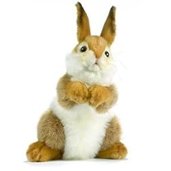 Caramel Baby Bunny Plush Toy 12" H By Hansa