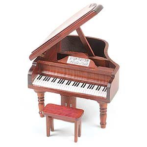 Miniature Piano 2.5 inches Small
