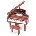 Miniature Piano 2.5 inches Small