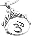 Reversible Spinning Om Yin Yang Sterling Silver Pendant