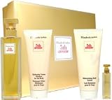 5th Ave. by Elizabeth Arden for Women 4 Piece Set Includes: 2.5 oz Eau de Parfum Spray + 0.12 oz Parfum Miniature + 3.3 oz Moisturizing Body Lotion + 3.3 oz Hydrating Cream Cleanser for the Body