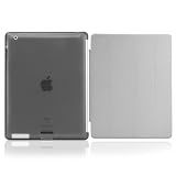 【正規品】TUNEWEAR SOFTSHELL for iPad (第3世代)/iPad 2 fits Smart Cover スモーク TUN-PD-000093