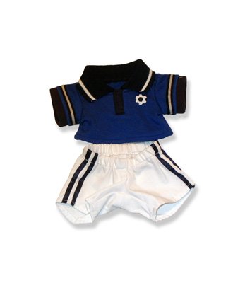 Blue Soccer Uniform Outfit fits Webkinz, Shining Star and 8 - 10 Make Your Own Stuffed Animals