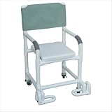Bundle 32 Standard Deluxe Shower Chair with Soft Seat and Footrest with Optional Accessories Seat Style: Open Front Soft Seat, Color: Mauve Bundle 32 Standard Deluxe Shower Chair with Soft Seat and Footrest with Optional Accessories Seat Style: Open Front Soft Seat, Color: Mauve