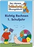 5x &Uuml;bungsblock, Schlaufuchs - Richtig Rechnen 1, Schuljahr - 