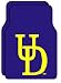 Delaware Fightin Blue Hens ( University Of ) NCAA 18x26 Car Floor Mats