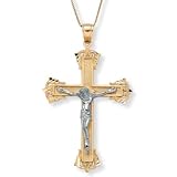 10k Gold Crucifix / Cross Pendant - B00007LWLT