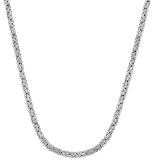 Byzantine Necklace, 14K White Gold
