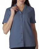 8981 UltraClub Lady Solid Camp Shirt