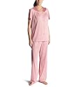 Vanity Fair Women's Vanity Fair Colortura Short Sleeve Pajama