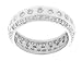 1.50Ct. 14K. White Gold Round Diamond Eternity Anniversary Ring